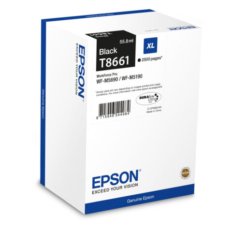 Αυθεντικό Φυσίγγιο μελάνης Epson T8661 Μαύρο