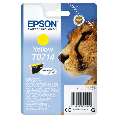 Αυθεντικό Φυσίγγιο μελάνης Epson C13T07144022 Κίτρινο