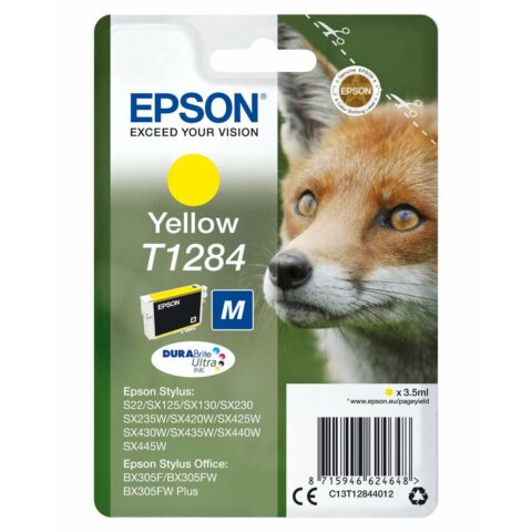 Αυθεντικό Φυσίγγιο μελάνης Epson C13T12844022 Κίτρινο