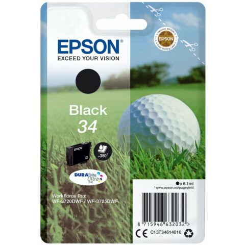 Αυθεντικό Φυσίγγιο μελάνης Epson C13T34614020 Μαύρο