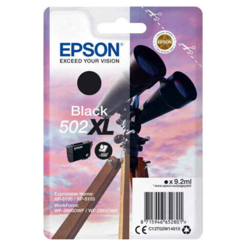 Αυθεντικό Φυσίγγιο μελάνης Epson 502XL Μαύρο