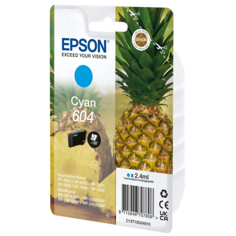 Αυθεντικό Φυσίγγιο μελάνης Epson 604 Κυανό