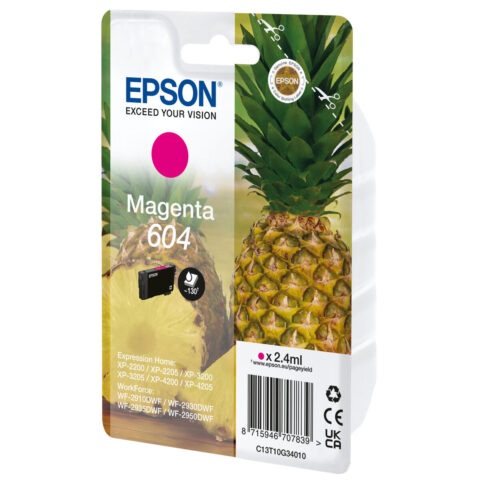 Αυθεντικό Φυσίγγιο μελάνης Epson 604 Mατζέντα