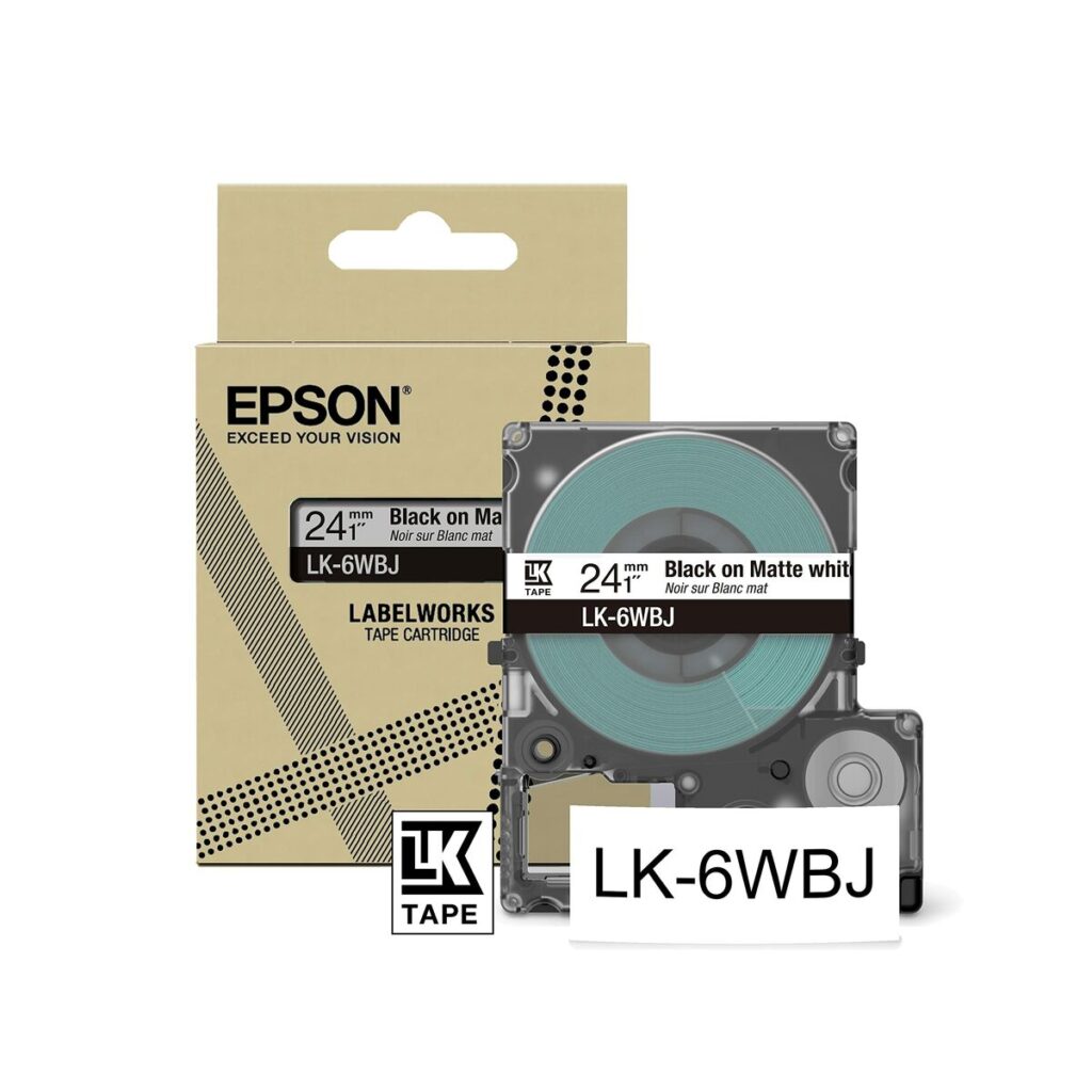 Αυθεντικό Φυσίγγιο μελάνης Epson LK-6WBJ Μαύρο