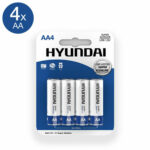 Αλκαλικές Μπαταρίες Hyundai AA (4 uds)