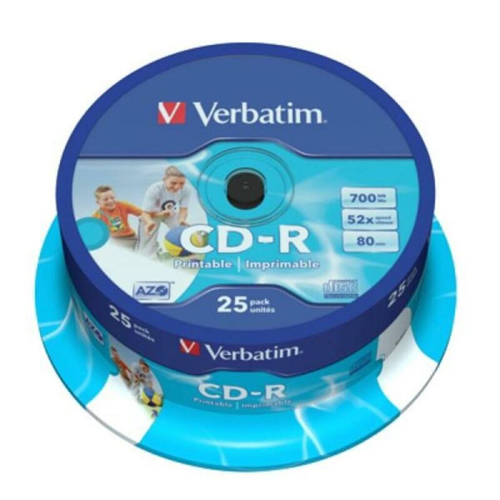 CD-R Verbatim    700 MB 52x 25 pcs 25 Μονάδες 700 MB 52x