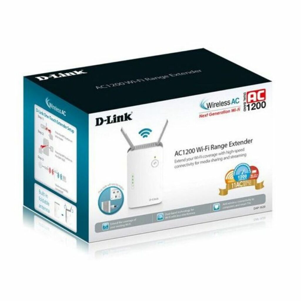 Αναμεταδότης Wifi D-Link DAP-1620             AC1200 10 / 100 / 1000 Mbps