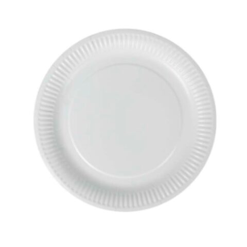 Σετ πιάτων Algon Στρόγγυλο Λευκό Χαρτόνι Αναλώσιμα 23 cm x10