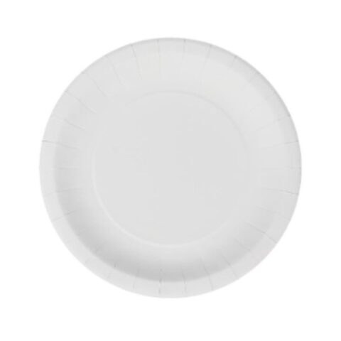 Σετ πιάτων Algon Στρόγγυλο Λευκό Χαρτόνι Αναλώσιμα 20 cm x10