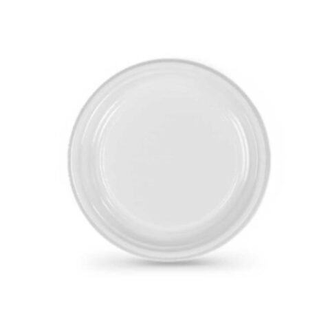 Σετ επαναχρησιμοποιήσιμων πιάτων Algon Λευκό 17 cm 12 Μονάδες