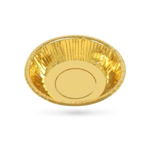 Σετ πιάτων Algon Χρυσό Χαρτόνι Αναλώσιμα 450 ml x6