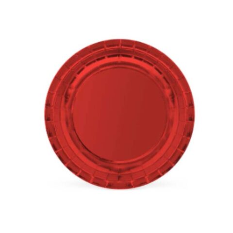 Σετ πιάτων Algon Χαρτόνι Αναλώσιμα 20 cm Κόκκινο x10