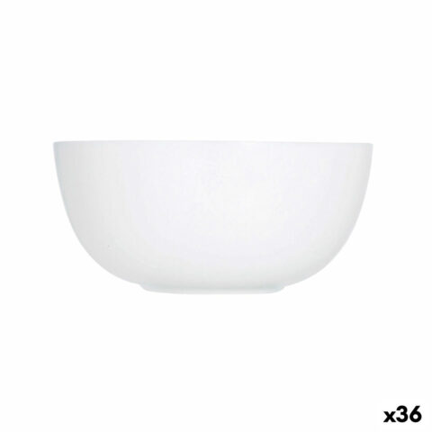 Ρηχό μπολ Luminarc Diwali Λευκό Γυαλί 12 cm (36 Μονάδες)