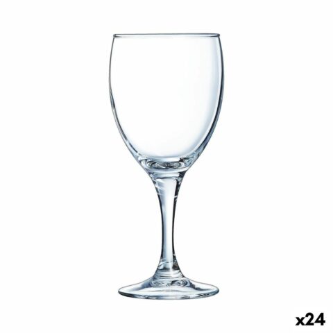 Ποτήρι κρασιού Luminarc Elegance Διαφανές Γυαλί 190 ml 24 Μονάδες