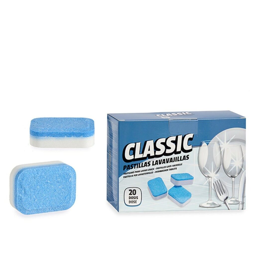Ταμπλέτες για το Πλυντήριο Πιάτων Classic Μπλε Λευκό (20 pcs)