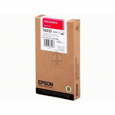 Αυθεντικό Φυσίγγιο μελάνης Epson C13T603300 Ασημί Mατζέντα