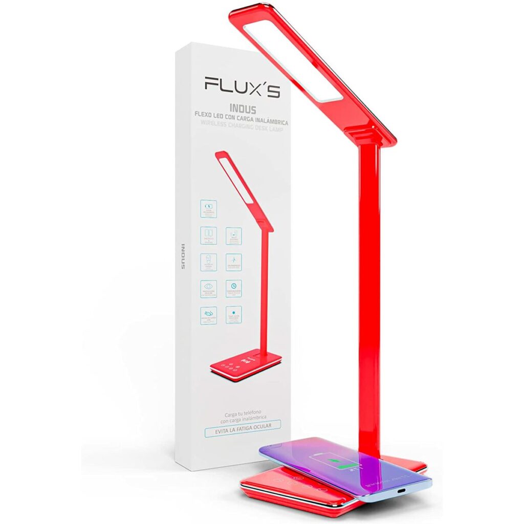 επιτραπέζιο φωτιστικό Flux's USB Κόκκινο Μέταλλο ABS 7 W 12 x 15 x 31