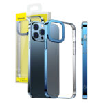 Baseus Glitter Transparent Case for iPhone 13 Pro (blue)