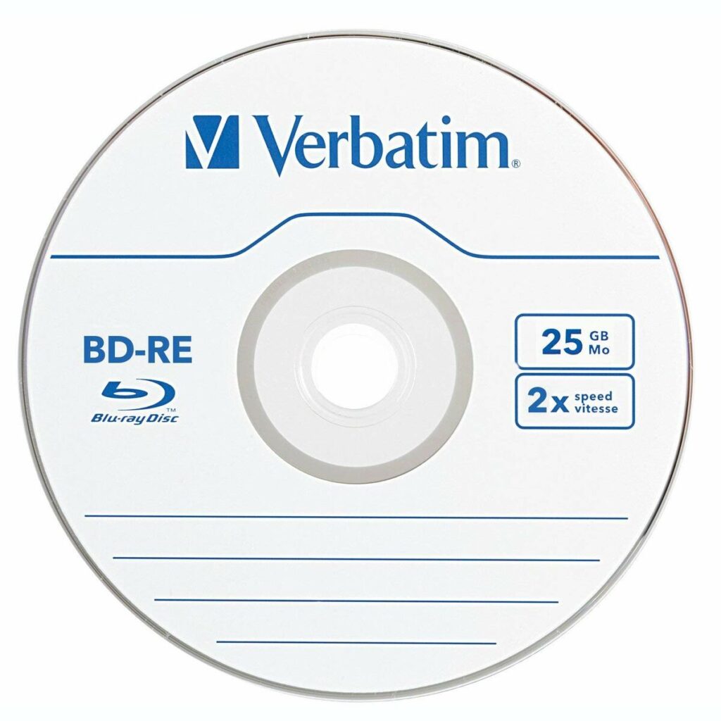 Blu-ray BD-RE Verbatim Datalife 5 Μονάδες 25 GB 6x