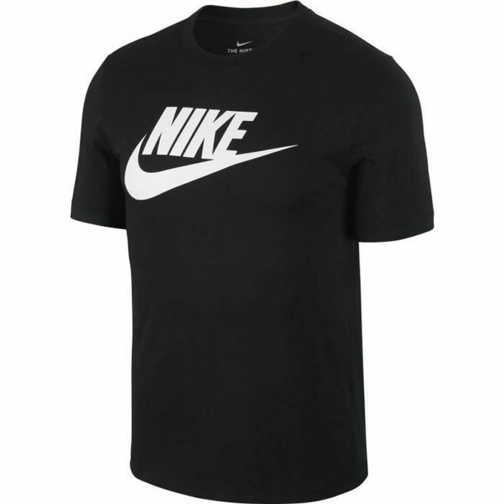 Ανδρική Μπλούζα με Κοντό Μανίκι Nike Μαύρο