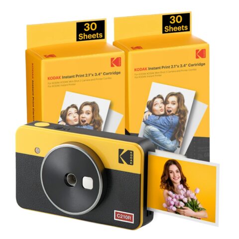 Φωτογραφική Μηχανή της Στιγμής Kodak MINI SHOT 2 RETRO C210RY60 Κίτρινο
