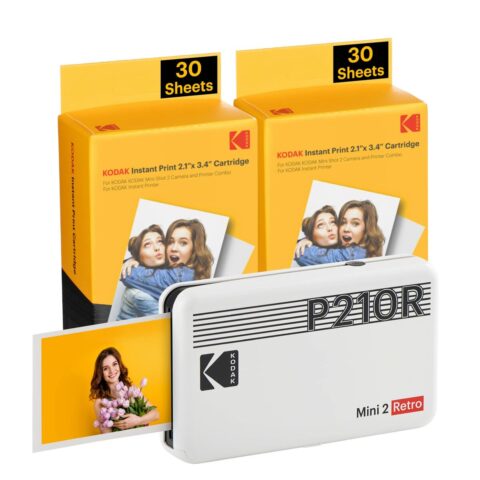 Εκτυπωτής φωτογραφιών Kodak MINI 2 RETRO P210RW60 Λευκό