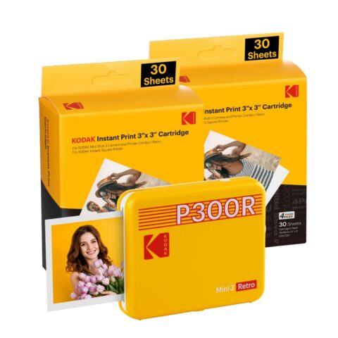 Εκτυπωτής φωτογραφιών Kodak MINI 3 RETRO P300RY60 Κίτρινο