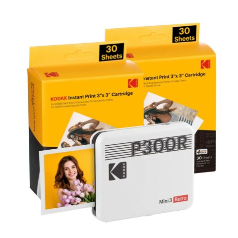 Εκτυπωτής φωτογραφιών Kodak MINI 3 RETRO P300RW60 Λευκό