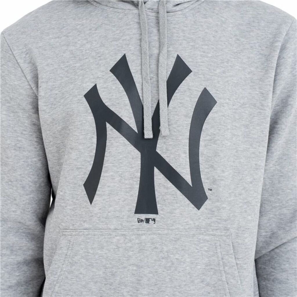 Ανδρικό Φούτερ με Κουκούλα New Era New York Yankees Team Logo Ανοιχτό Γκρι