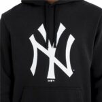 Ανδρικό Φούτερ με Κουκούλα New Era MLB New York Yankees Μαύρο