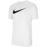 Μπλούζα με Κοντό Μανίκι DF PARL20 SS TEE Nike CW6941 100 Λευκό