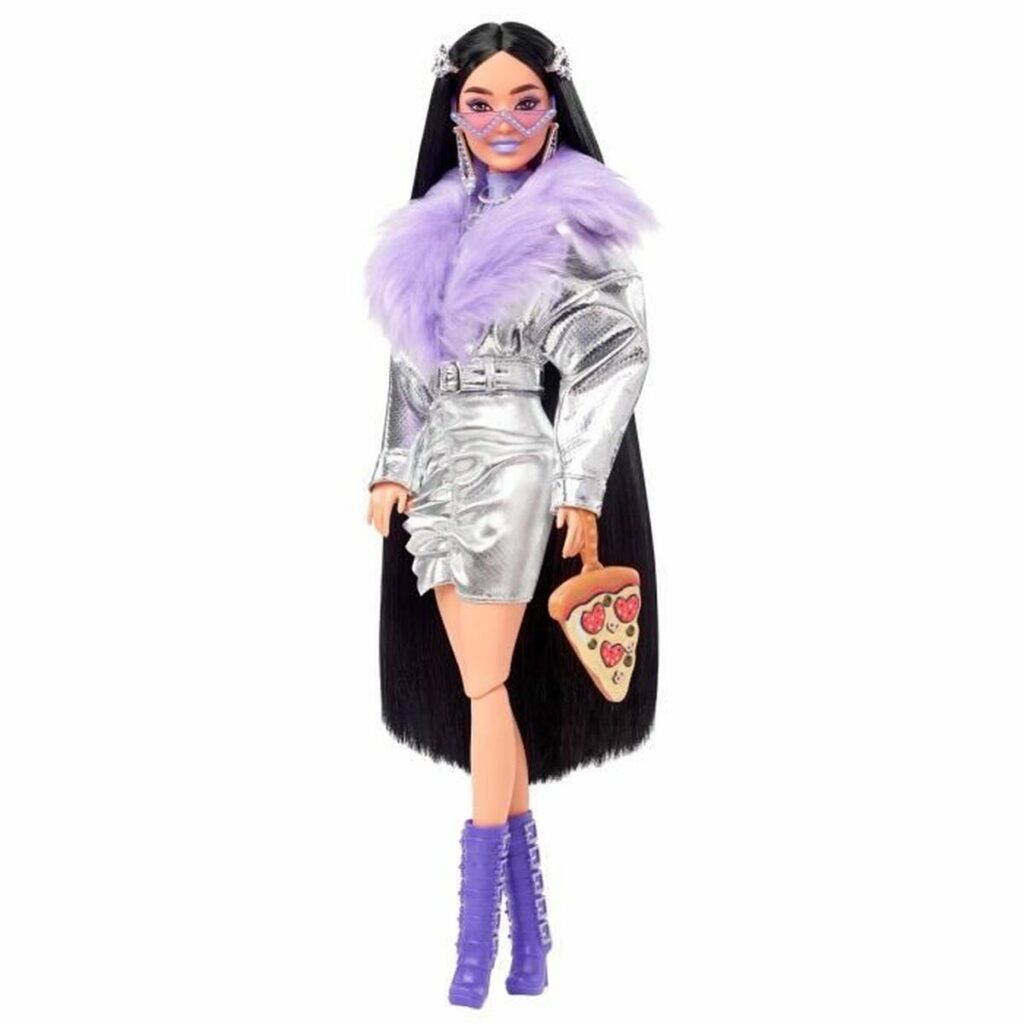 Κούκλα Barbie Extra Purple Fur