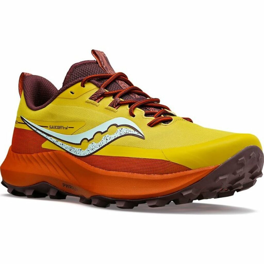 Παπούτσια για Tρέξιμο για Ενήλικες Saucony Saucony Peregrine 13 Κίτρινο Γυναίκα Πορτοκαλί