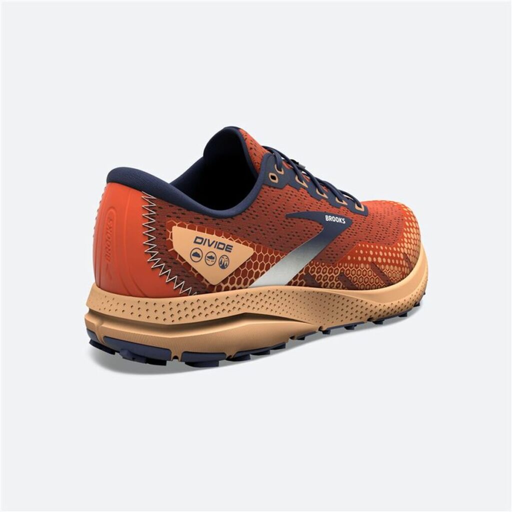 Παπούτσια για Tρέξιμο για Ενήλικες Brooks Divide 3 Πορτοκαλί Άντρες