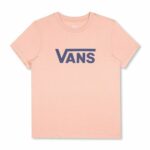 Γυναικεία Μπλούζα με Κοντό Μανίκι Vans Drop V SS Crew-B W Peach Salmon