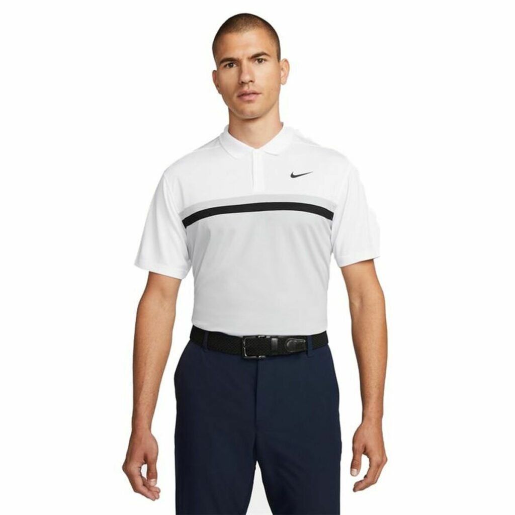 Ανδρική Μπλούζα Polo με Κοντό Μανίκι Nike Dri-Fit Victory Λευκό
