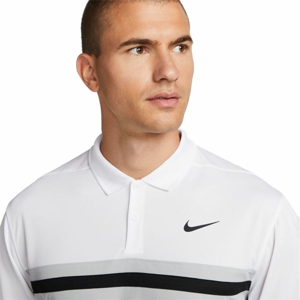 Ανδρική Μπλούζα Polo με Κοντό Μανίκι Nike Dri-Fit Victory Λευκό