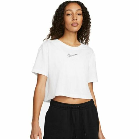 Γυναικεία Μπλούζα με Κοντό Μανίκι Nike Sportswear Λευκό