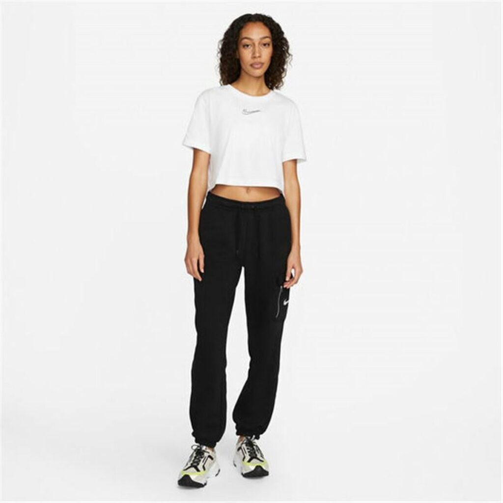 Γυναικεία Μπλούζα με Κοντό Μανίκι Nike Sportswear Λευκό