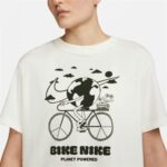 Ανδρική Μπλούζα με Κοντό Μανίκι Nike Bike  Λευκό