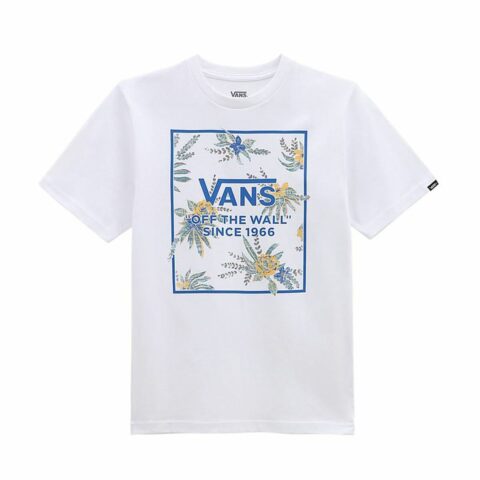 Παιδική Μπλούζα με Κοντό Μανίκι Vans Califlower Box-B Λευκό