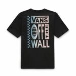 Παιδική Μπλούζα με Κοντό Μανίκι Vans Global Stack-B Μαύρο