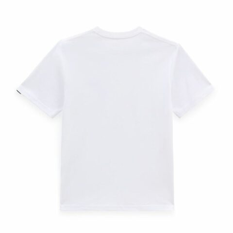 Παιδική Μπλούζα με Κοντό Μανίκι Vans Mini Script-B Λευκό