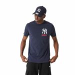 Ανδρική Μπλούζα με Κοντό Μανίκι New Era  New York Yankees Μπλε