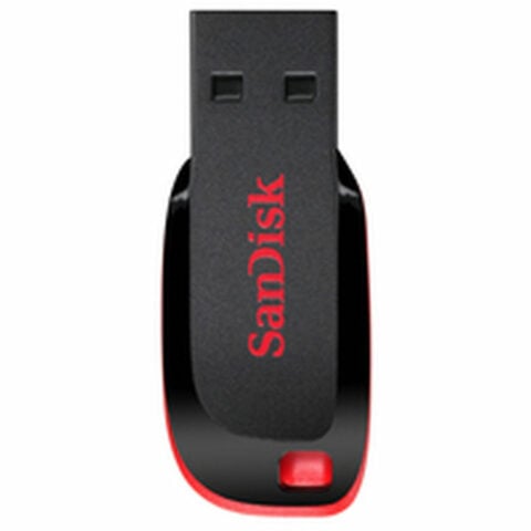 Στικάκι USB SanDisk Cruzer Blade USB 2.0 Μαύρο Πολύχρωμο Μαύρο/Κόκκινο 128 GB