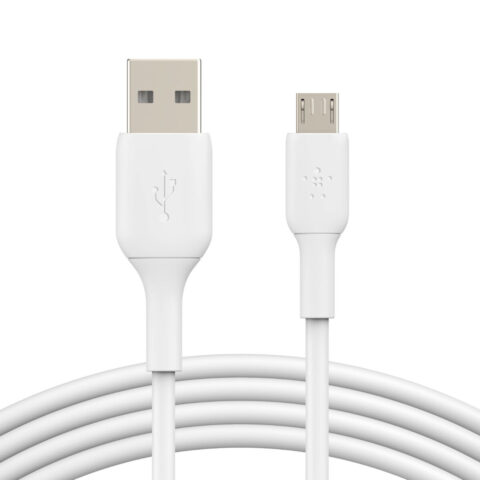 Καλώδιο USB σε micro USB Belkin CAB005BT1MWH 1 m Λευκό