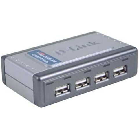USB Hub D-Link DUB-H4 Ασημί