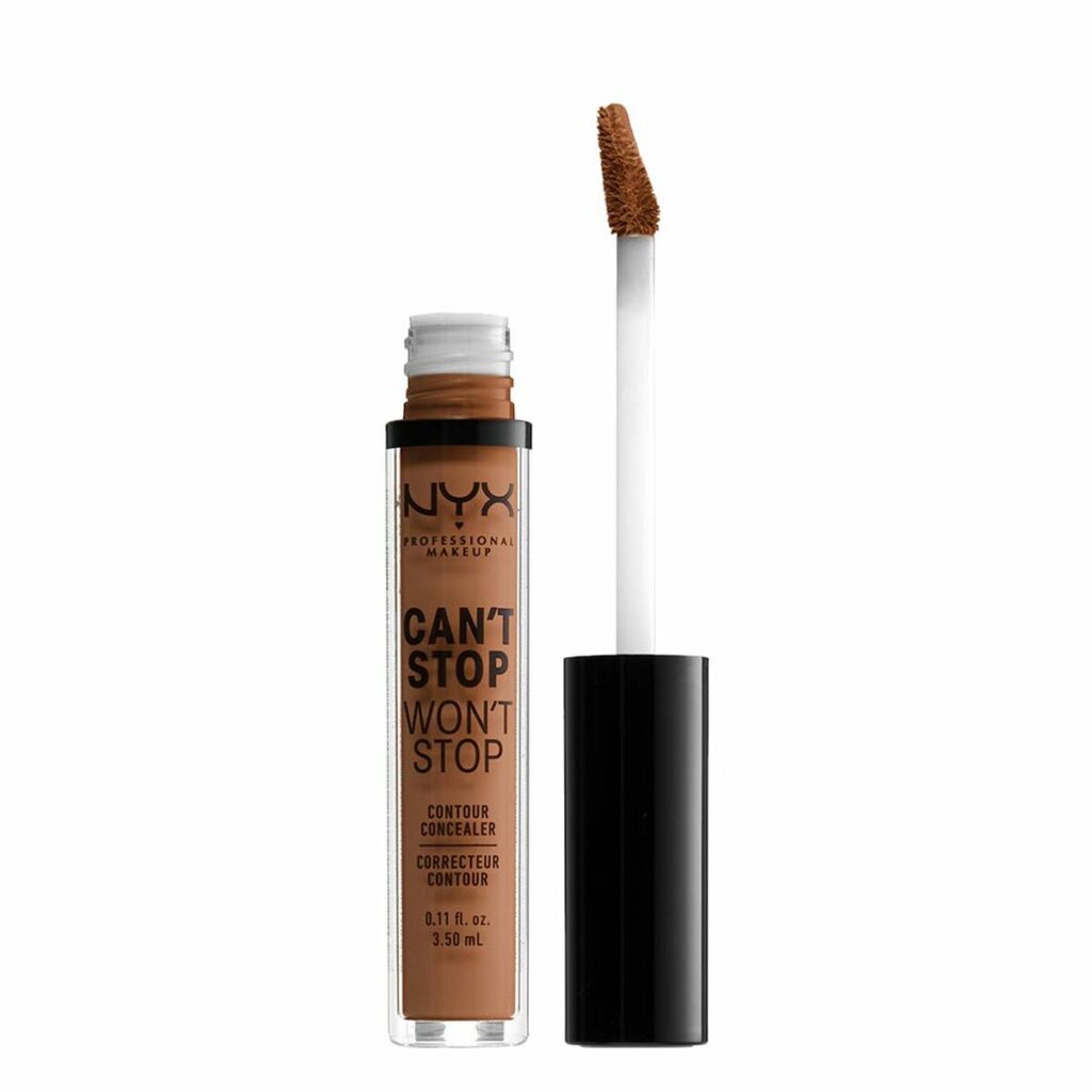 Διορθωτικό υγρό NYX Can't Stop Won't Stop Warm caramel 3