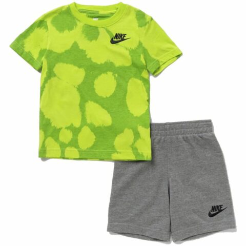 Αθλητικό Σετ για Παιδιά Nike Dye Dot Πράσινο λιμόνι