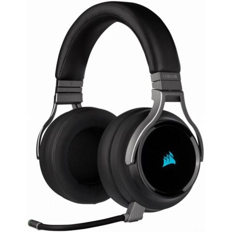 Bluetooth Ακουστικά με Μικρόφωνο Corsair Virtuoso RGB Μαύρο Πολύχρωμο